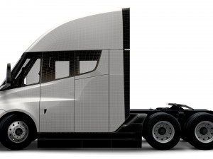 Tesla Semi Truck 2023 3D Модель