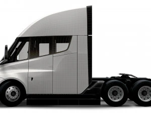 Tesla Semi Truck 2023 3D Model