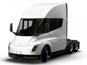 Tesla Semi Truck 2023 3D Модель
