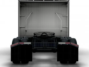 Tesla Semi Truck 2023 3D Model
