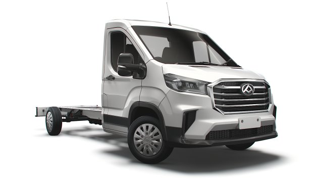 Maxus Deliver9 Chassis Long 2022 3D मॉडल .c4d .max .obj .3ds .fbx .stl .blend