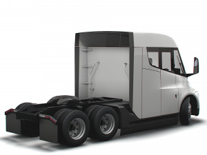 Tesla Semi Truck LR 2023 3D Model