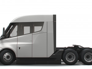 Tesla Semi Truck LR 2023 3D Model