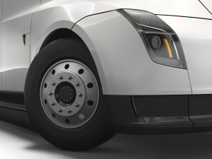 Tesla Semi Truck LR 2023 3D Model