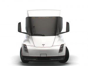 Tesla Semi Truck LR 2023 3D Model