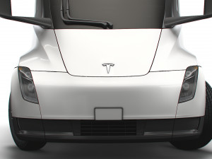 Tesla Semi Truck LR 2023 3D Model