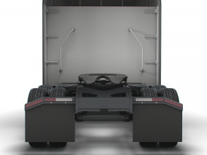 Tesla Semi Truck LR 2023 3D Model