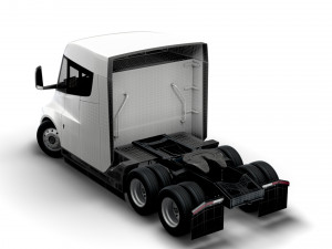 Tesla Semi Truck LR 2023 3D Model