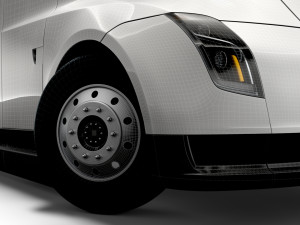 Tesla Semi Truck LR 2023 3D Model