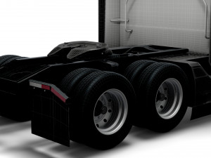 Tesla Semi Truck LR 2023 3D Model