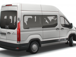 Maxus Deliver 9 Bus L2H3 2022 Modelo 3D