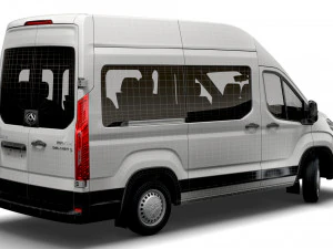 Maxus Deliver 9 Bus L2H3 2022 3D Model