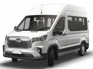 Maxus E Deliver 9 Bus L2H3 2022 3D Model