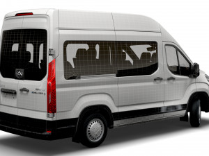 Maxus E Deliver 9 Bus L2H3 2022 3D Model