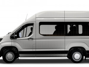 Maxus E Deliver 9 Bus L2H3 2022 3D Model