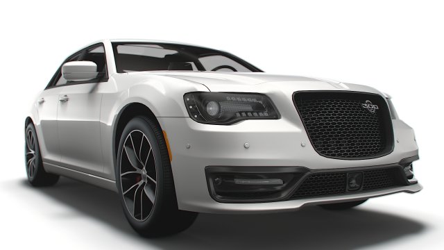 Chrysler 300C LX2 2023 3D Model .c4d .max .obj .3ds .fbx .stl .blend 