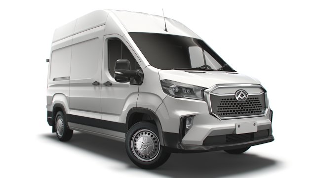 Maxus E Deliver 9 L2H3 2022 Model 3D .c4d .max .obj .3ds .fbx .stl .blend 