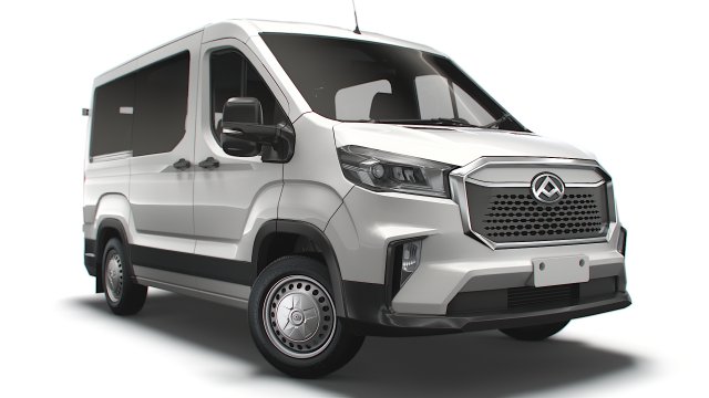 Maxus E Deliver9 Bus L1H1 2022 Modelo 3D .c4d .max .obj .3ds .fbx .stl .blend 