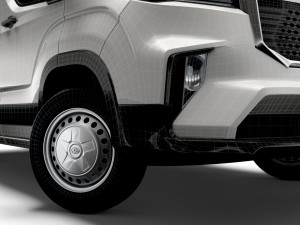 Maxus E Deliver9 Bus L1H1 2022 Modelo 3D