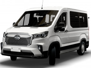 Maxus E Deliver9 Bus L1H1 2022 Modelo 3D