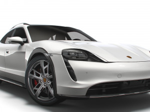 Porsche Taycan 4 Cross Turismo 2022 3D Model