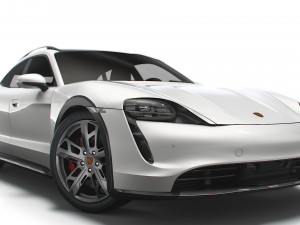 Porsche Taycan 4 Cross Turismo 2022 Modelo 3D