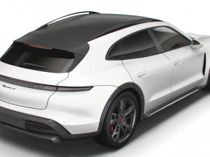 Porsche Taycan 4 Cross Turismo 2022 3D Model