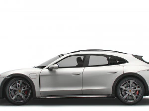 Porsche Taycan 4 Cross Turismo 2022 3D Model