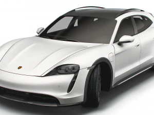 Porsche Taycan 4 Cross Turismo 2022 3D Model