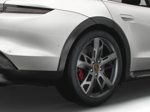 Porsche Taycan 4 Cross Turismo 2022 3D Model