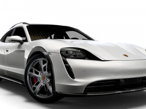 Porsche Taycan 4 Cross Turismo 2022 Modelo 3D