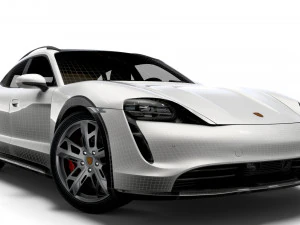 Porsche Taycan 4 Cross Turismo 2022 3D Model