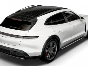 Porsche Taycan 4 Cross Turismo 2022 3D Model