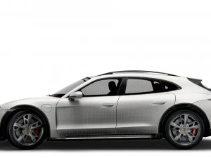 Porsche Taycan 4 Cross Turismo 2022 3D Model