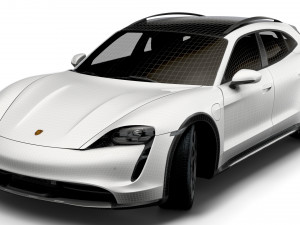 Porsche Taycan 4 Cross Turismo 2022 Modelo 3D