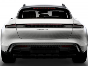 Porsche Taycan 4 Cross Turismo 2022 Modelo 3D