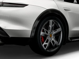 Porsche Taycan 4 Cross Turismo 2022 3D Model
