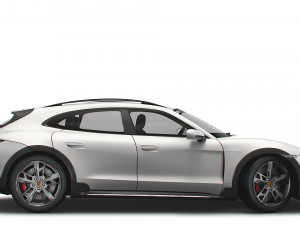 Porsche Taycan 4S Cross Turismo 2022 3D Model