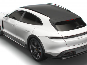 Porsche Taycan 4S Cross Turismo 2022 3D Model