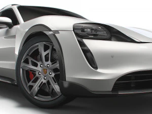 पोर्शे टायकन 4एस क्रॉस टूरिस्मो 2022 3D मॉडल