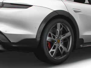 Porsche Taycan 4S Cross Turismo 2022 3D Model