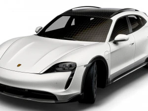 पोर्शे टायकन 4एस क्रॉस टूरिस्मो 2022 3D मॉडल