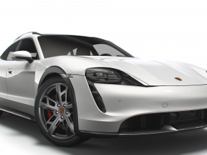Porsche Taycan Turbo Cross Turismo 2022 3D Model