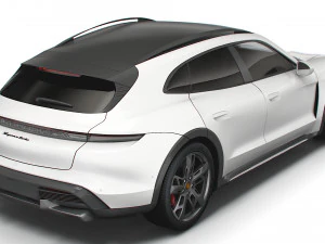 Porsche Taycan Turbo Cross Turismo 2022 3D Model