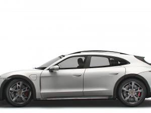 Porsche Taycan Turbo Cross Turismo 2022 3D Model