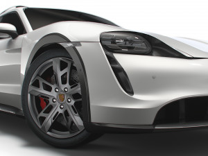 Porsche Taycan Turbo Cross Turismo 2022 Modelo 3D