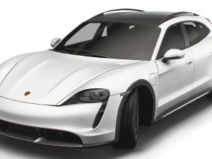 Porsche Taycan Turbo Cross Turismo 2022 3D Model