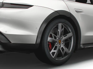 Porsche Taycan Turbo Cross Turismo 2022 3D Model