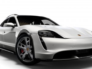 Porsche Taycan Turbo Cross Turismo 2022 Modelo 3D