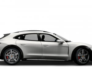 Porsche Taycan Turbo Cross Turismo 2022 3D Model